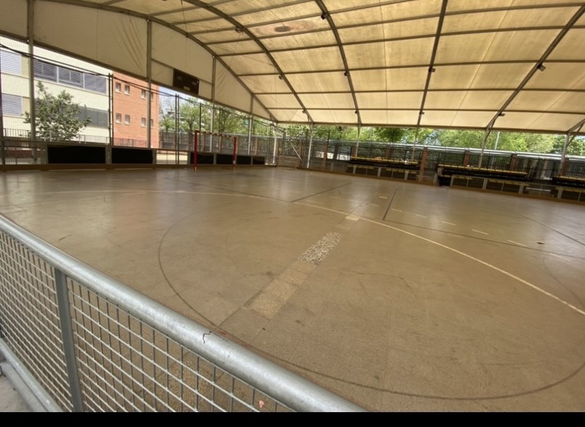 Aquest camp &eacute;s de l&rsquo;institut pr&iacute;ncep de viana que de vegades &eacute;s utilitzat per l&rsquo;equip AEFS Arrels per a jugar en les seves ca