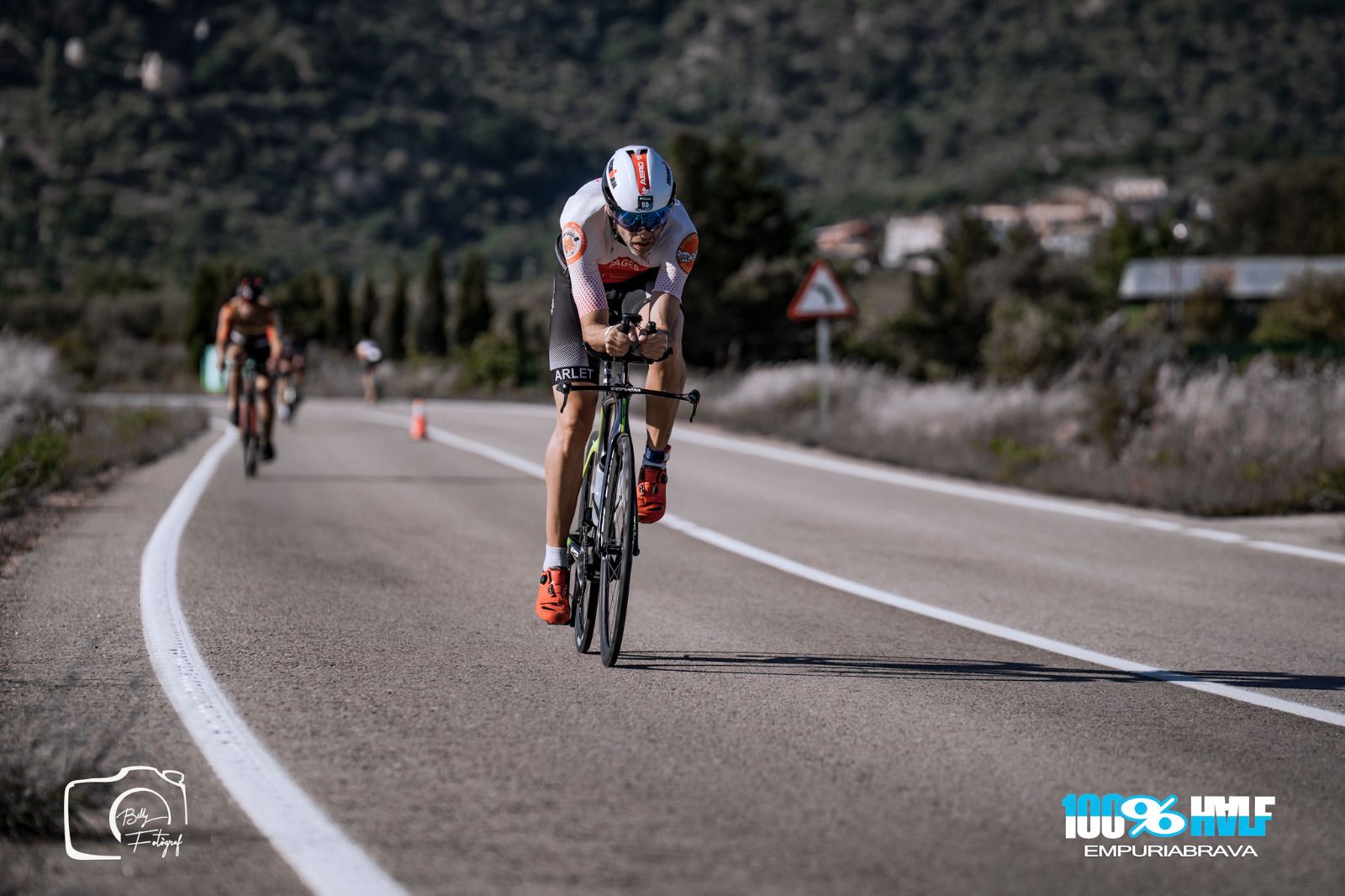 Roger Pagès, a la part de carrera ciclista